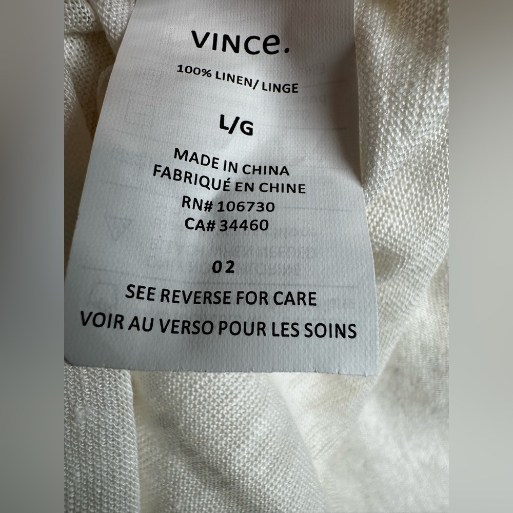 Vince cream Short Sleeve Tee - Picture 9 of 9